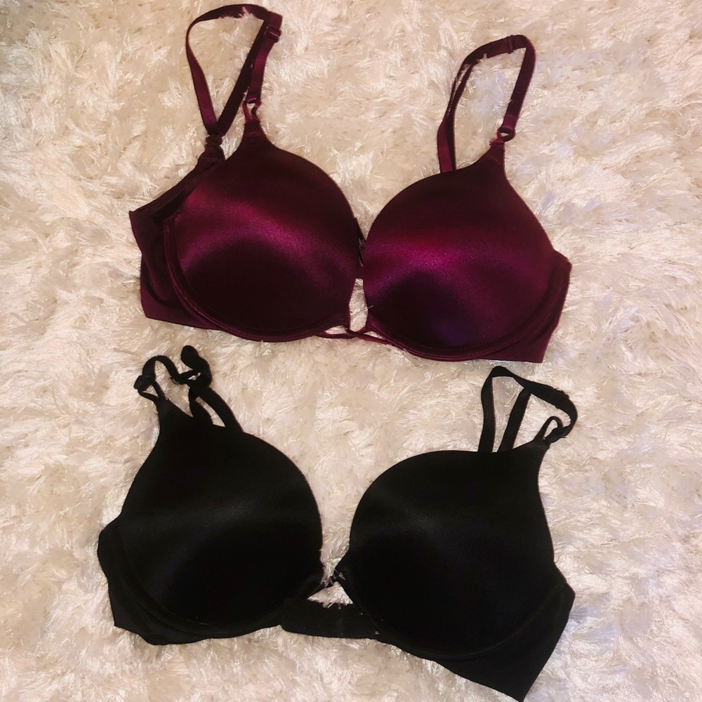 Victoria’s Secret bombshell plunge bra bundle 32C